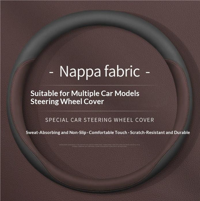 Steering Wheel Cover Breathable Non-Slip Car Carbon Fiber Special-Use Anti-Slip