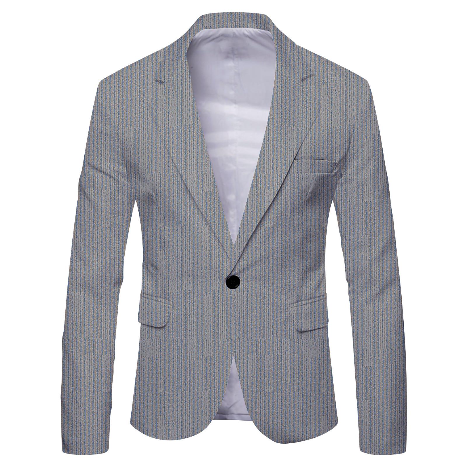 Mens Spring New Arrival Top Commuter Casual Blazer Mens Plus-Size British-style Suit For Men
