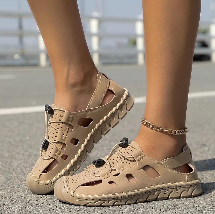 Summer Unisex Casual Crocs-Style Closed-Toe Beach Shoes