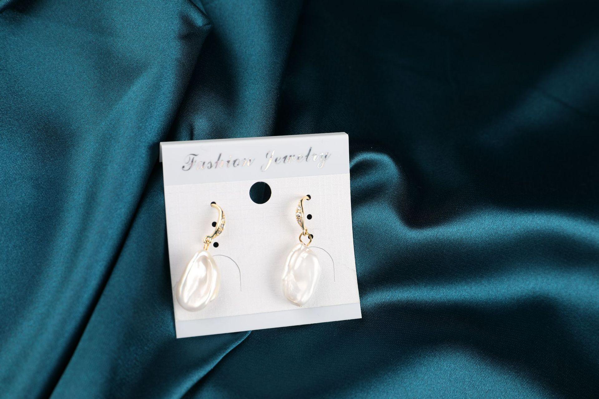 Unique Mermaid-shaped Gemstone Luxury Earrings