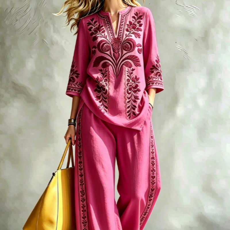 Summer Women's Blouse Set