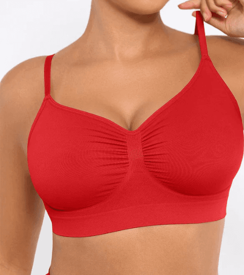 Wireless Supportive Shaping Bra With Adjustable Shoulder Straps