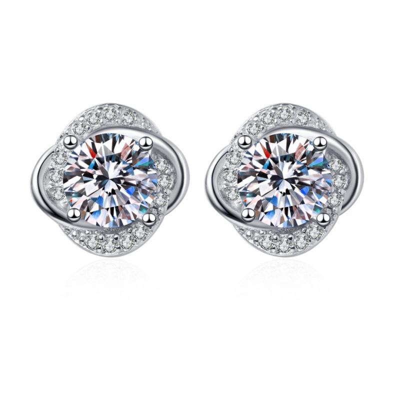 Elegant And Minimalist Lucky Stud Earrings