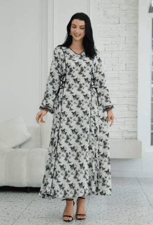 Bohemian Style Fashion Printed Robe Abaia Long Skirt