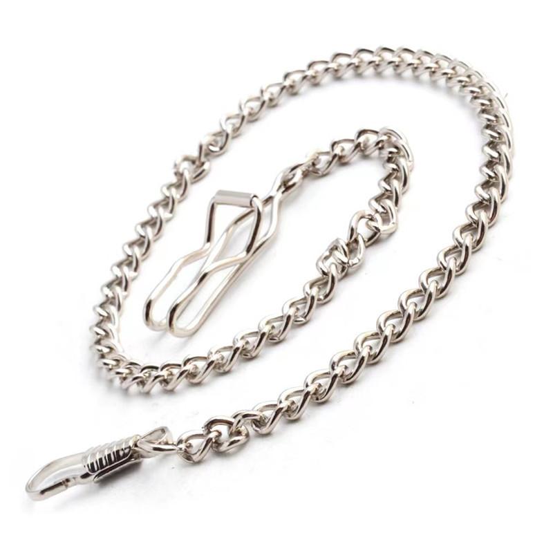 Vintage Mechanical Quartz Antique Pocket Watch Chain