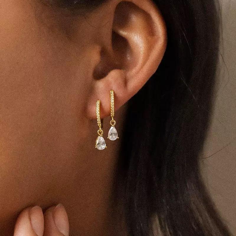 Women's Water-drop Stud Earrings