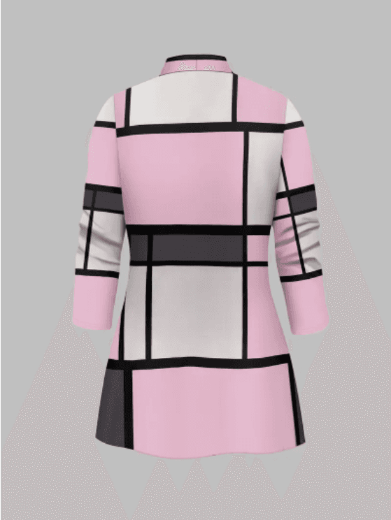 Women's 3 Suits, Printed Cardigan Jacket With Solid Color Casual Pants Vest Everyday Suit