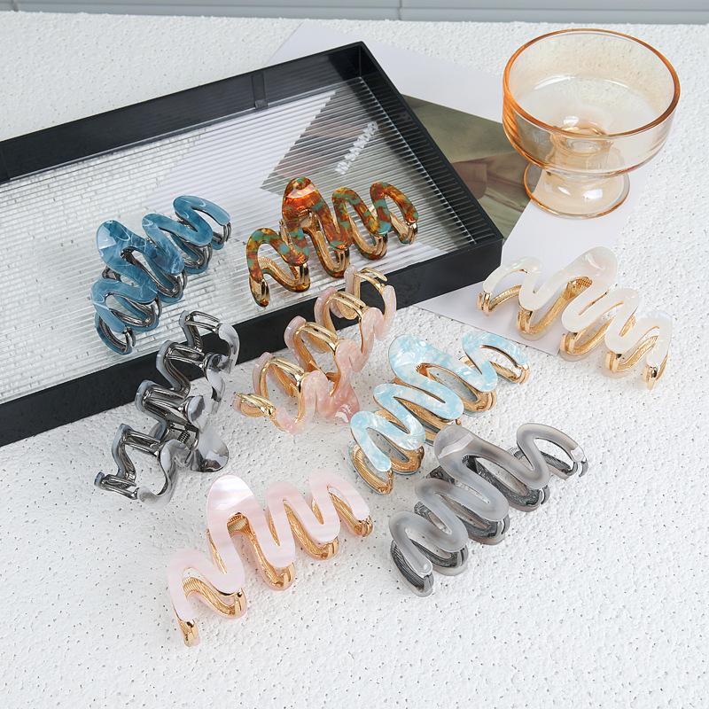 Acetic Acid Hair Claw Large Hair Clip Womens Headpiece