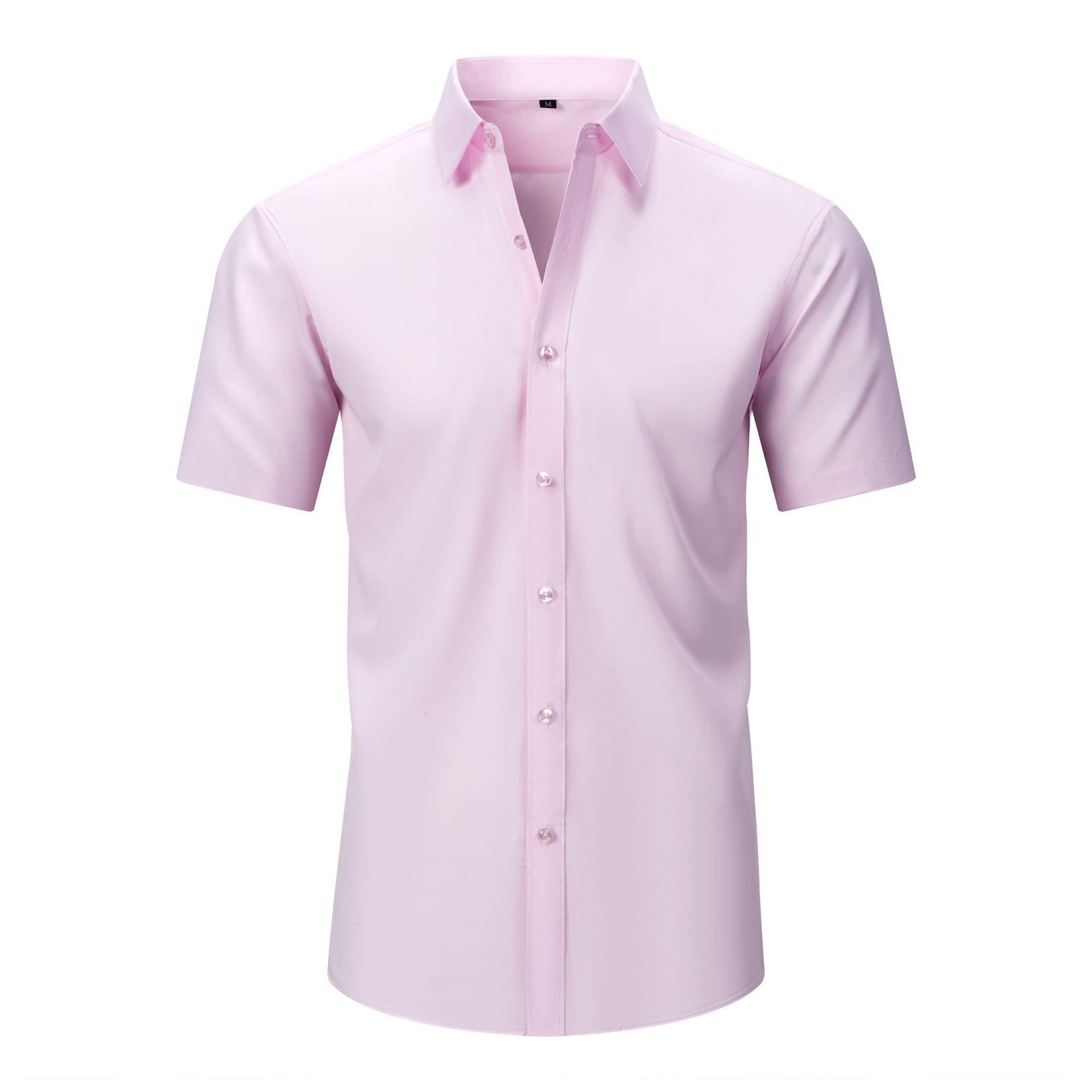 Lightweight Stretchy Wrinkle-resistant Long-sleeve Shirt For Men That Requires No Ironing