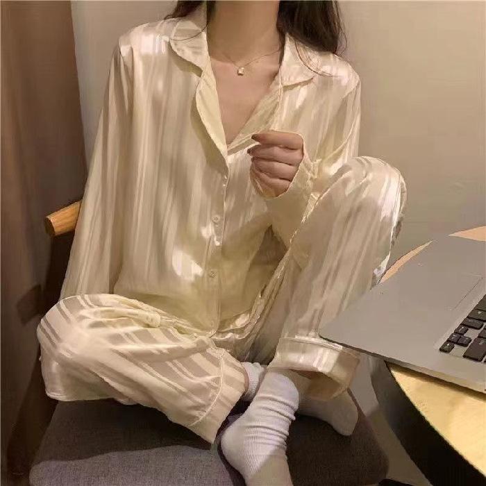 Champagne Stripes / M