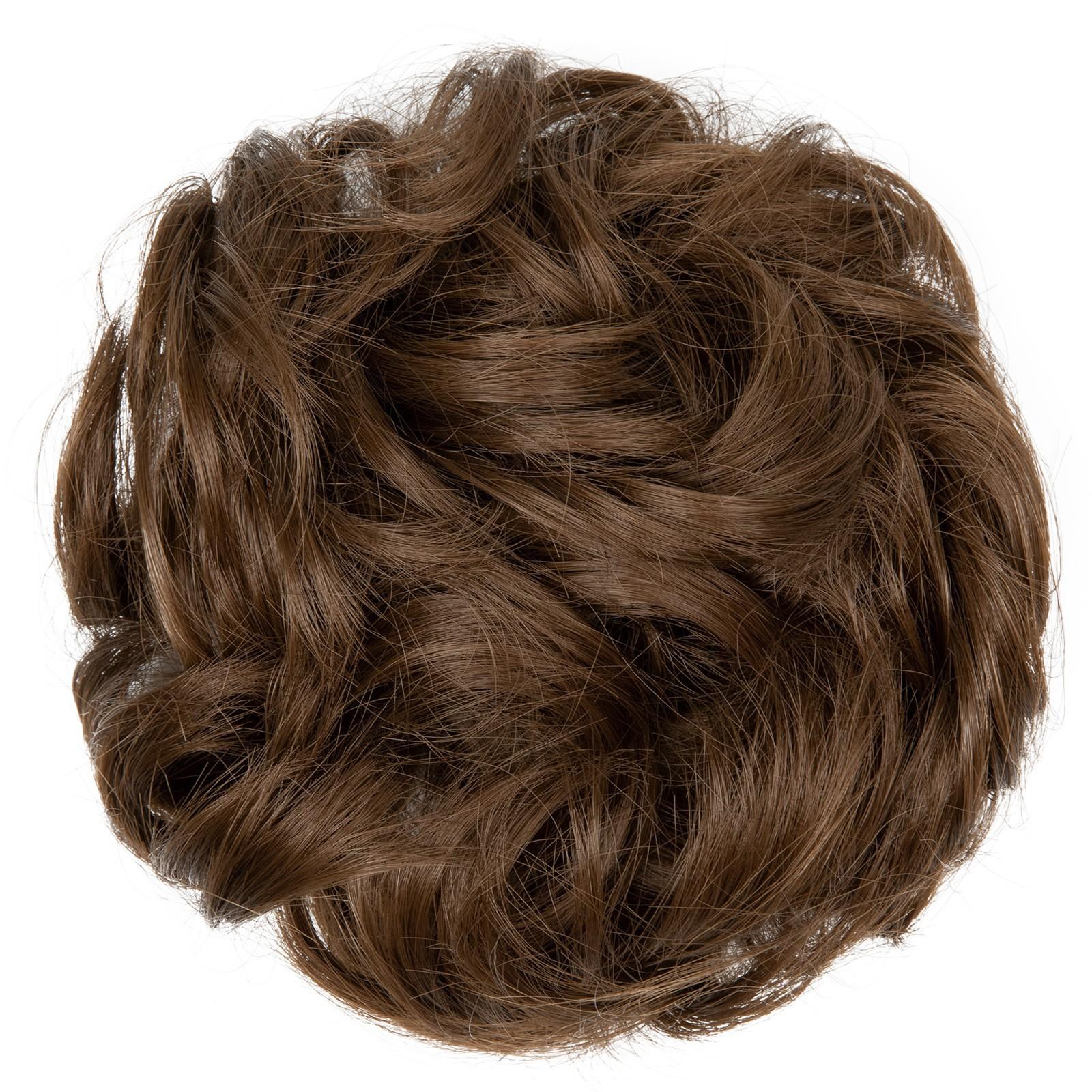 High-temperature Silk Hair Tie Womens Bun Elastic Hairband Voluminous Natural Curls