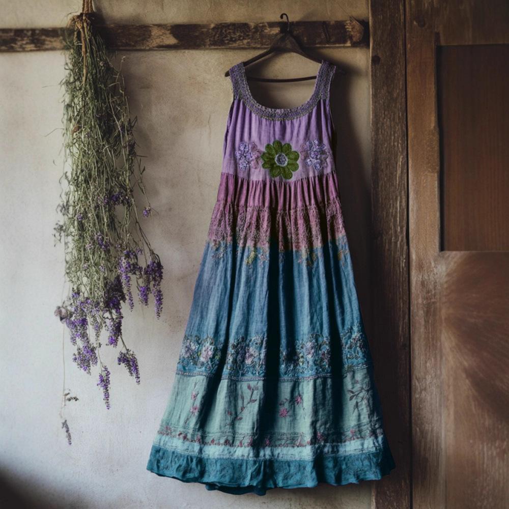 Spring Concise Commuter Artistic 3D Dress