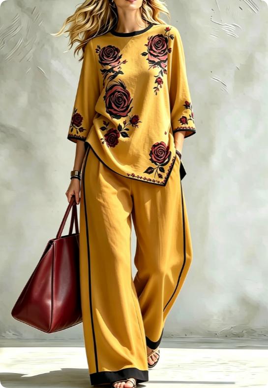 Summer Women's Blouse Set