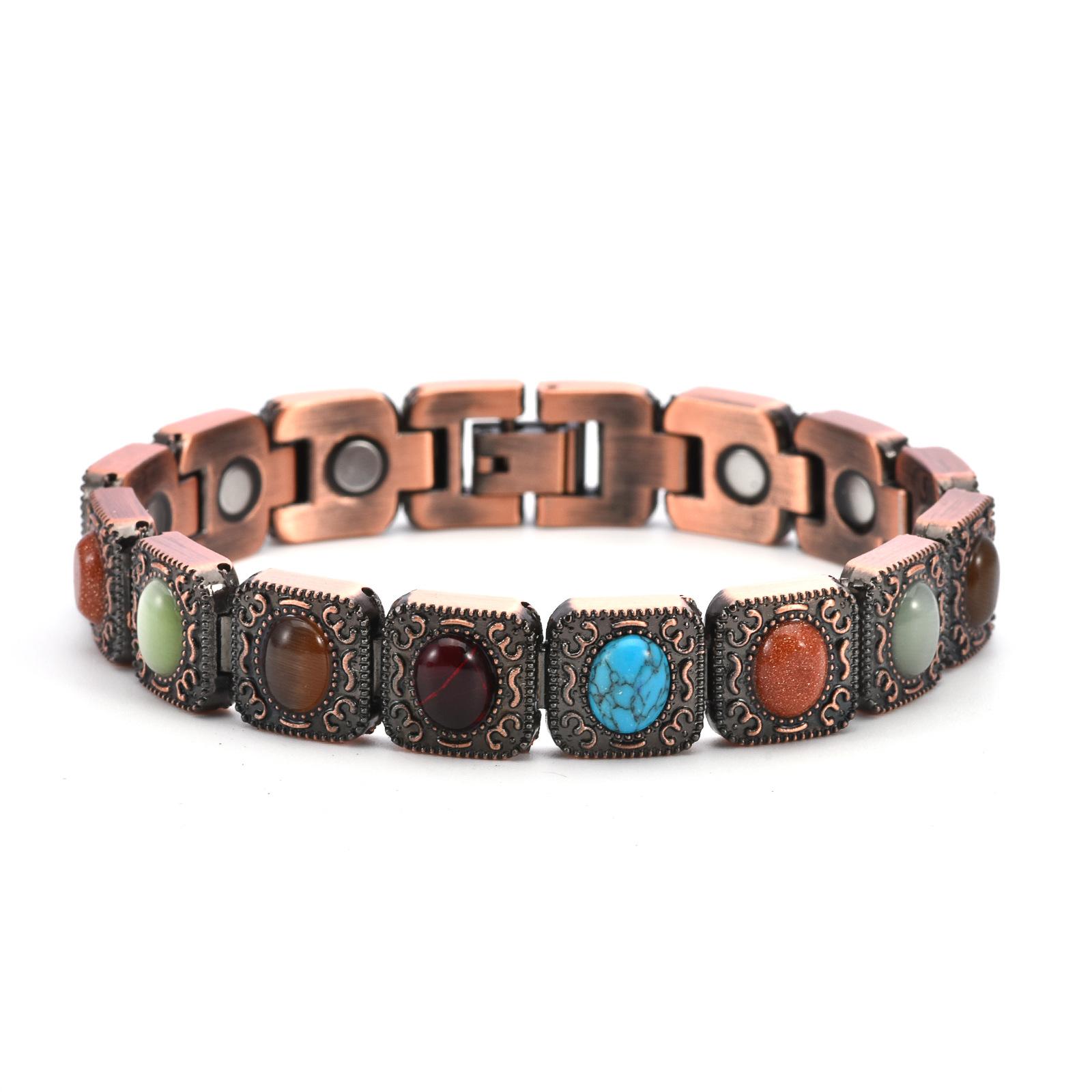 Full-Crystal Sparkling Square Bracelet For Women