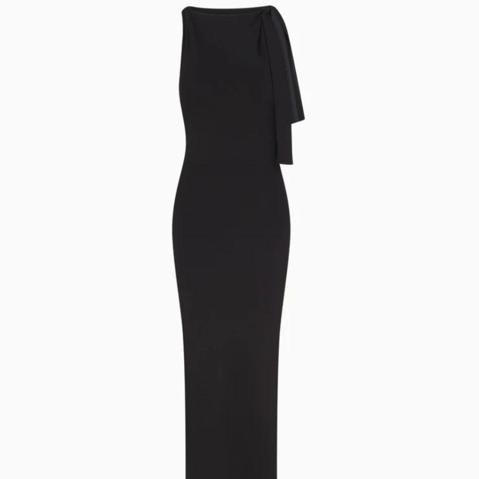 Sloping Shoulder New Women's Fashion Dress