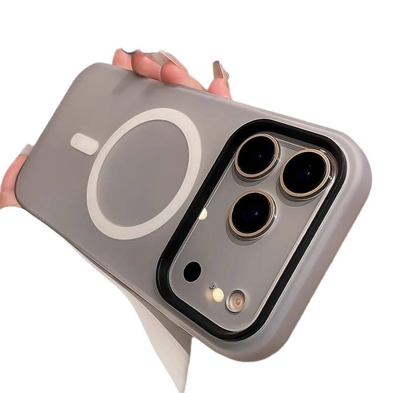 Suitable For 17 Pro Max Phone Case  Jelly Magnetic Two in one Frosted Simple Drop proof