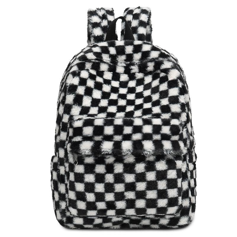 Cute Plush Backpack New-style School Bag