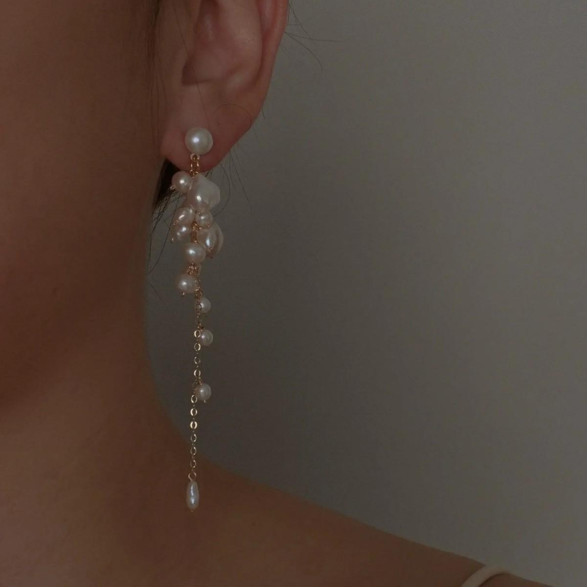 Fashionable New Freshwater Pearl Earrings For Women