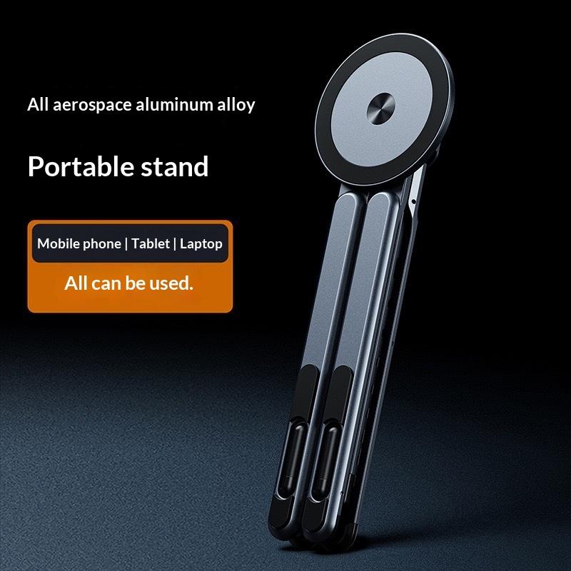 Portable Multifunctional Magnetic Aluminum Alloy Phone Stand