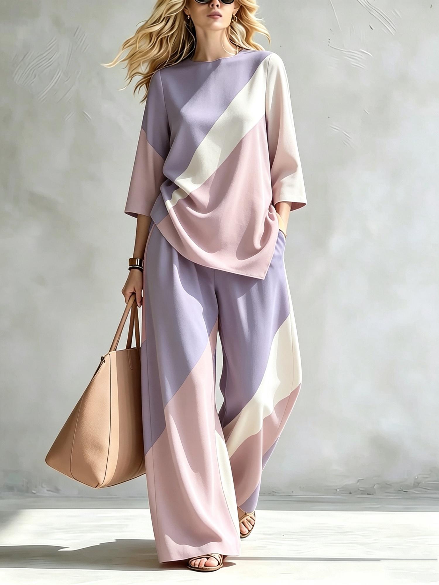 Summer Women's Blouse Set