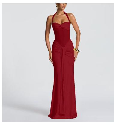 Women's Ribbon Slim-fit Sheath Dress