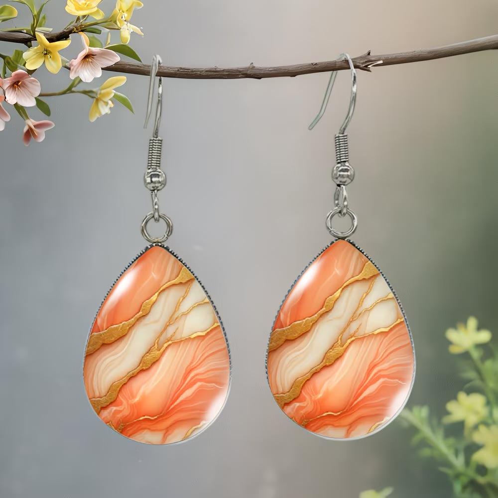 Fashionable Exquisitely Textured Earrings For Women