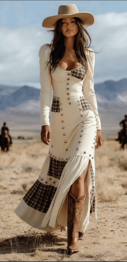 Fashionable Leisure Women's Long-Sleeved Extra-Long Dress