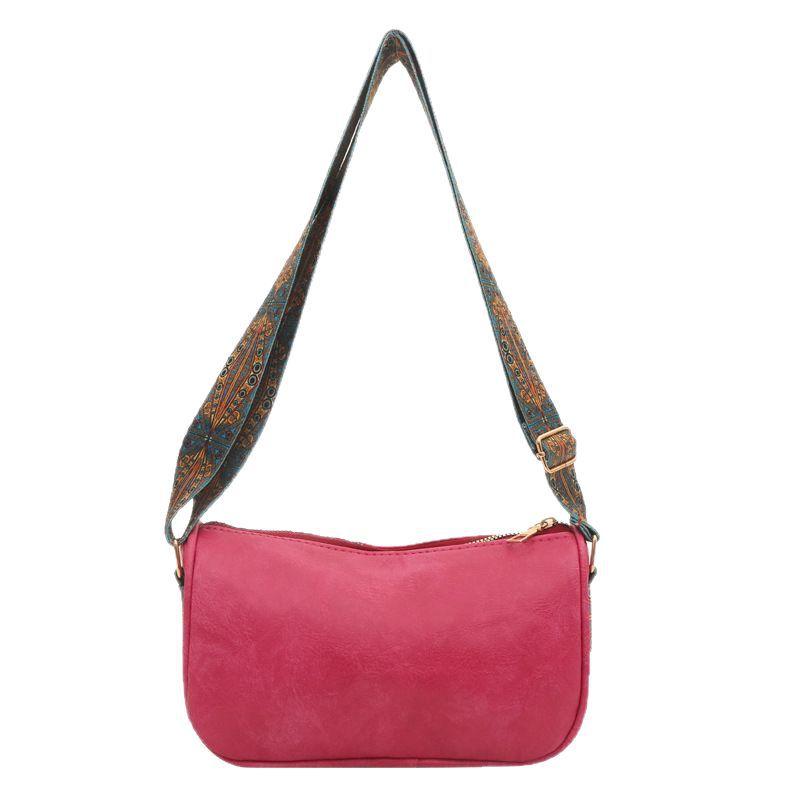 Niche Versatile Wide-strap Single-shoulder Boston Pillow Bag