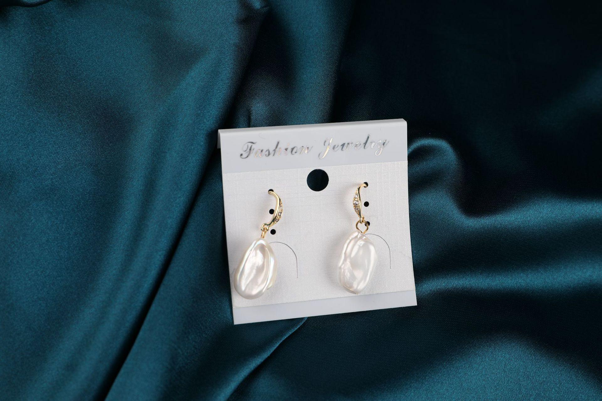 Unique Mermaid-shaped Gemstone Luxury Earrings