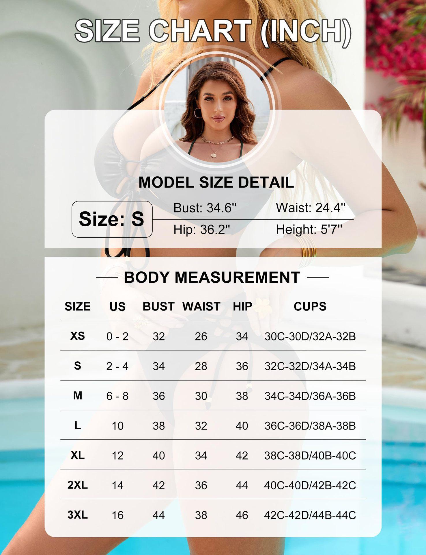 Solid-color Split Swimsuit Womens Multi-color Drawstring Sexy Hollow-out Bikini