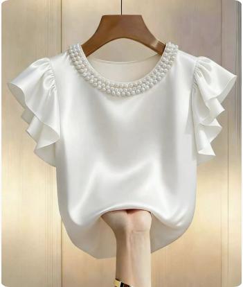Stylish And Minimalist Womens Short Sleeve Top