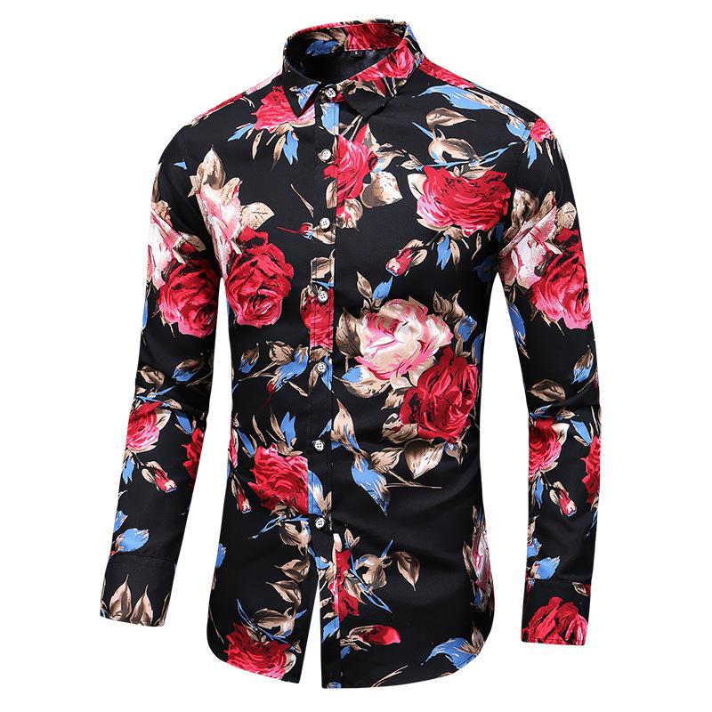Black Red Flower / S
