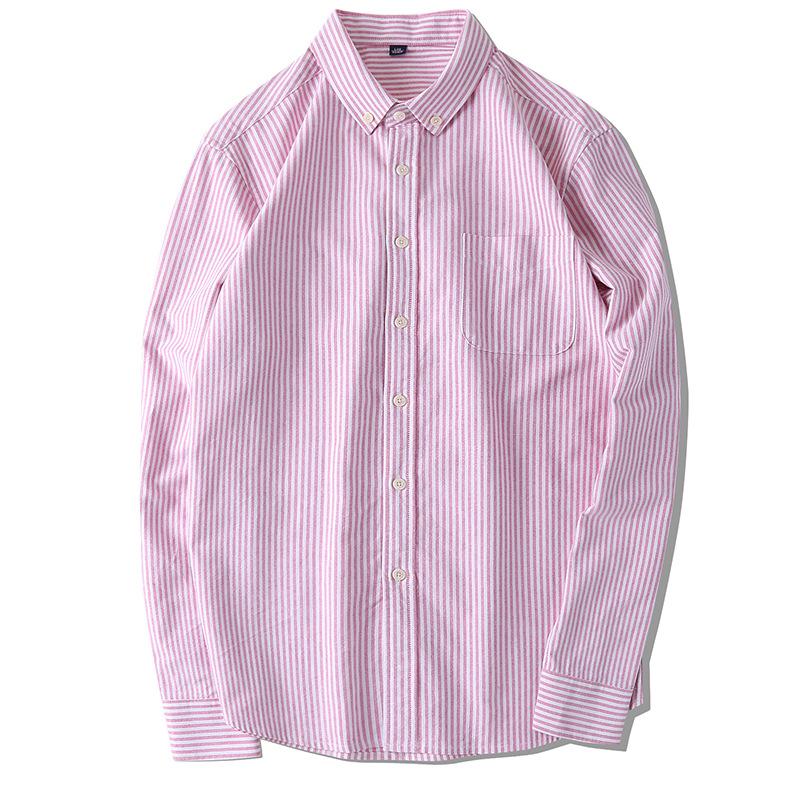 Spring Summer Long Sleeve Striped Shirt