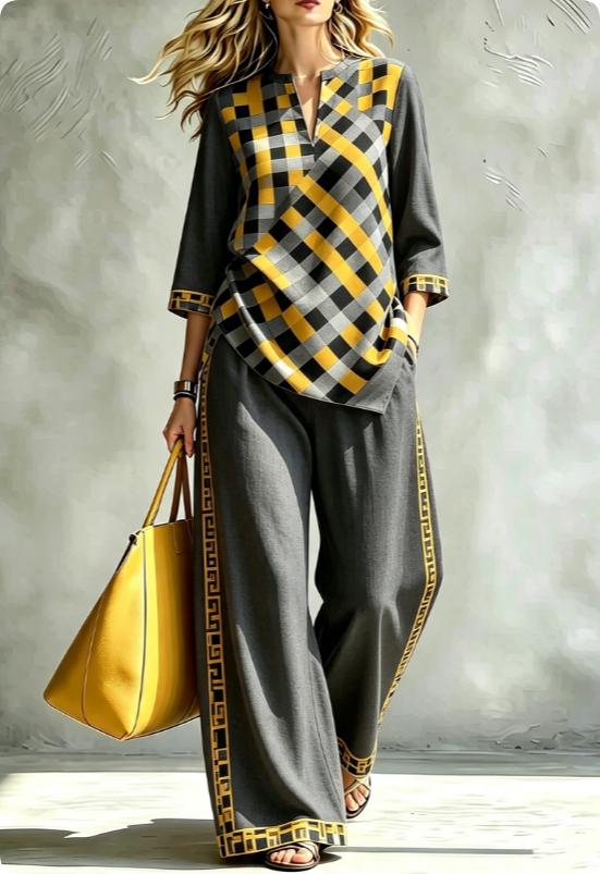 Summer Women's Blouse Set