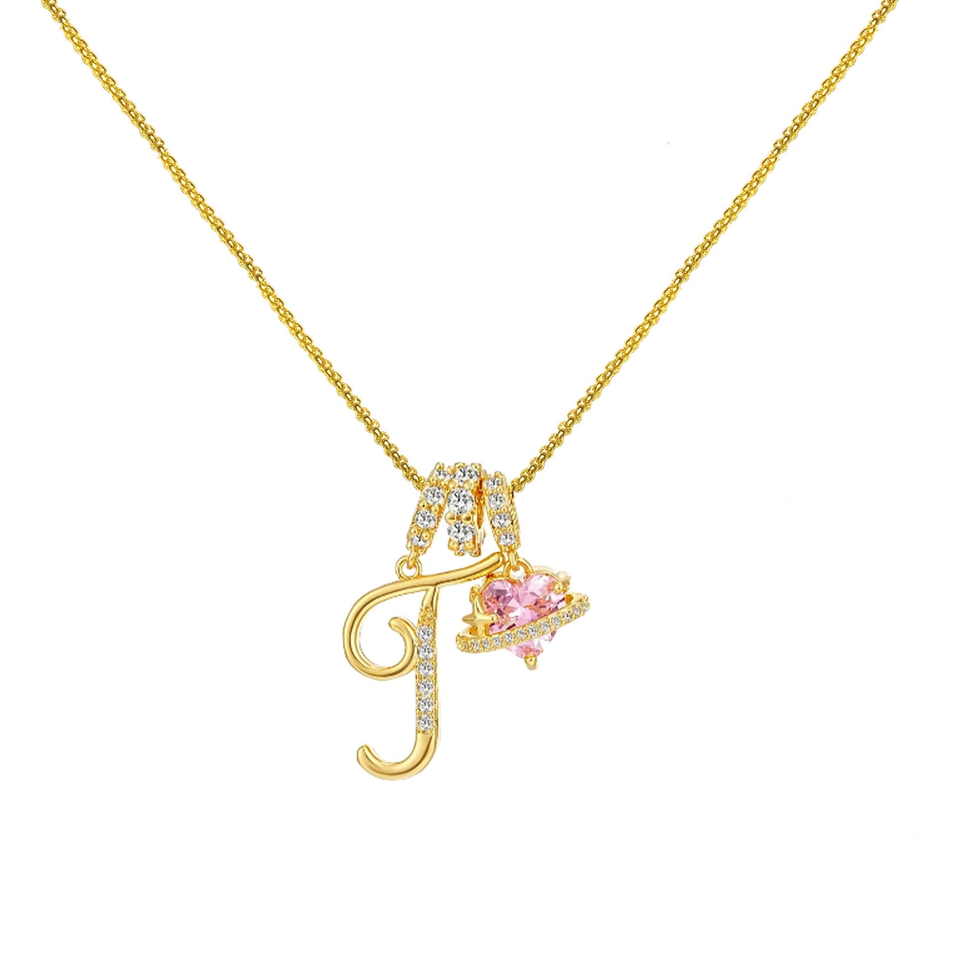 Dopamine 26 English Letter Necklace Girl Light Luxury Minority High Sense