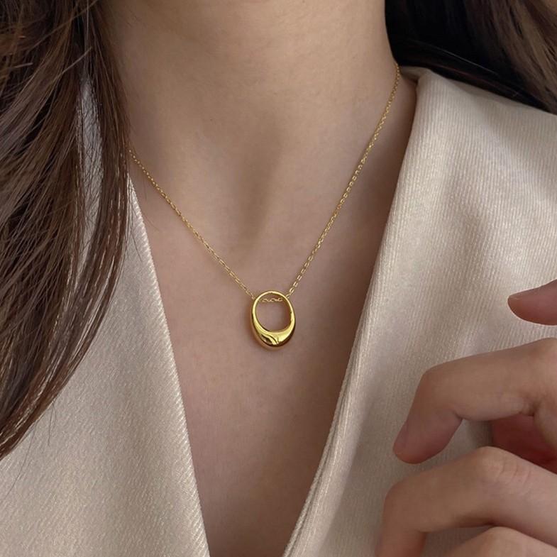 Womens Cool Minimalist Clavicle Necklace