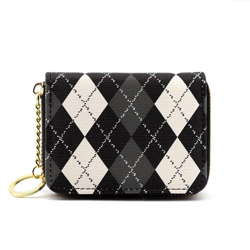 Diamond Zipper Coin Purse Large Capacity