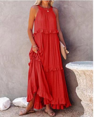 Hot New Summer Women's Elegant Maxi Tiered Dress