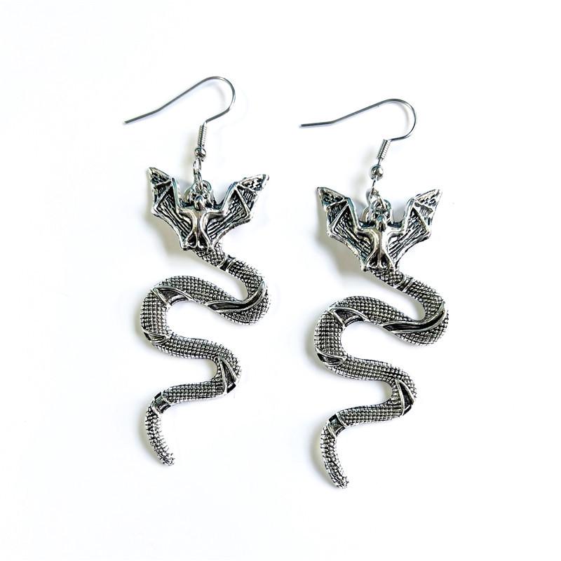 Cross-border Gothic Skull Unisex Punk Earrings