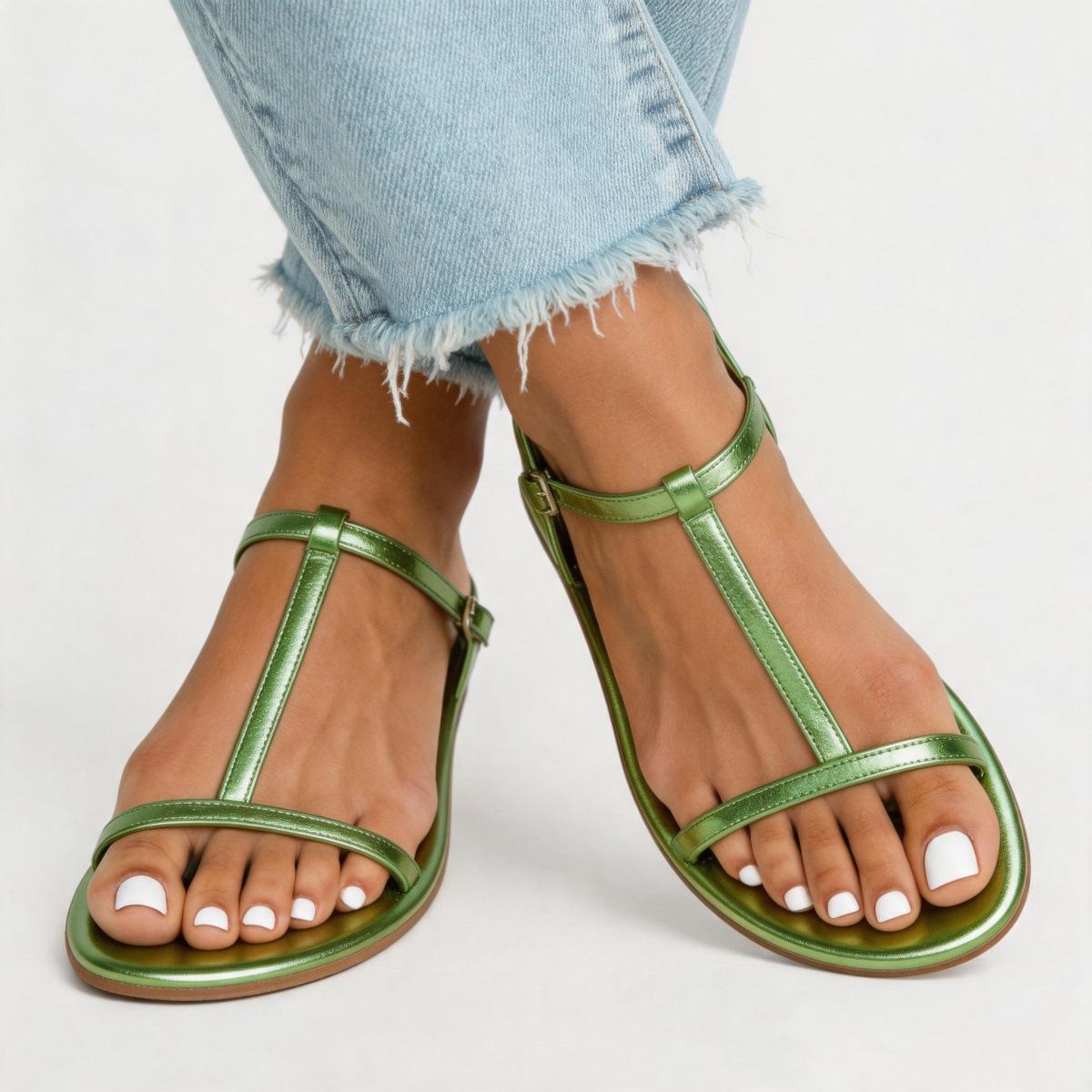 Summer Chunky-heel Sandals For Women Niche Minimalist Style
