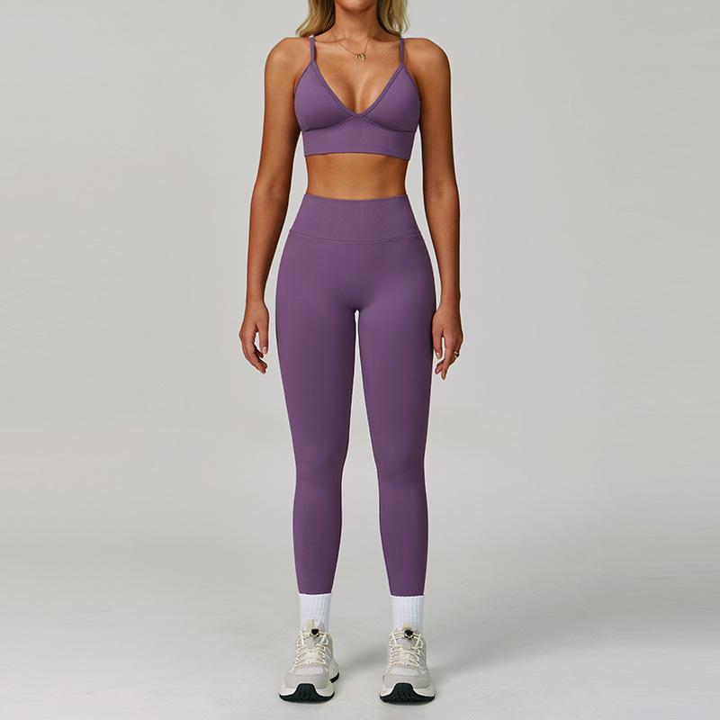 Purple / Bras And Trousers / S