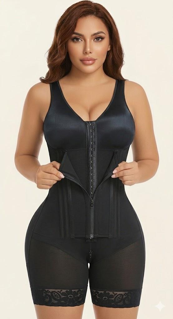 Overbust Fajas Colombianas Shapewear For Women Tummy Control Body Shaper Girdles Post Surgery Compression Garment