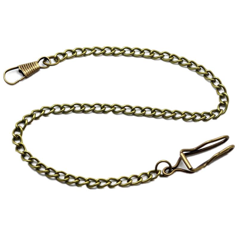 Vintage Mechanical Quartz Antique Pocket Watch Chain