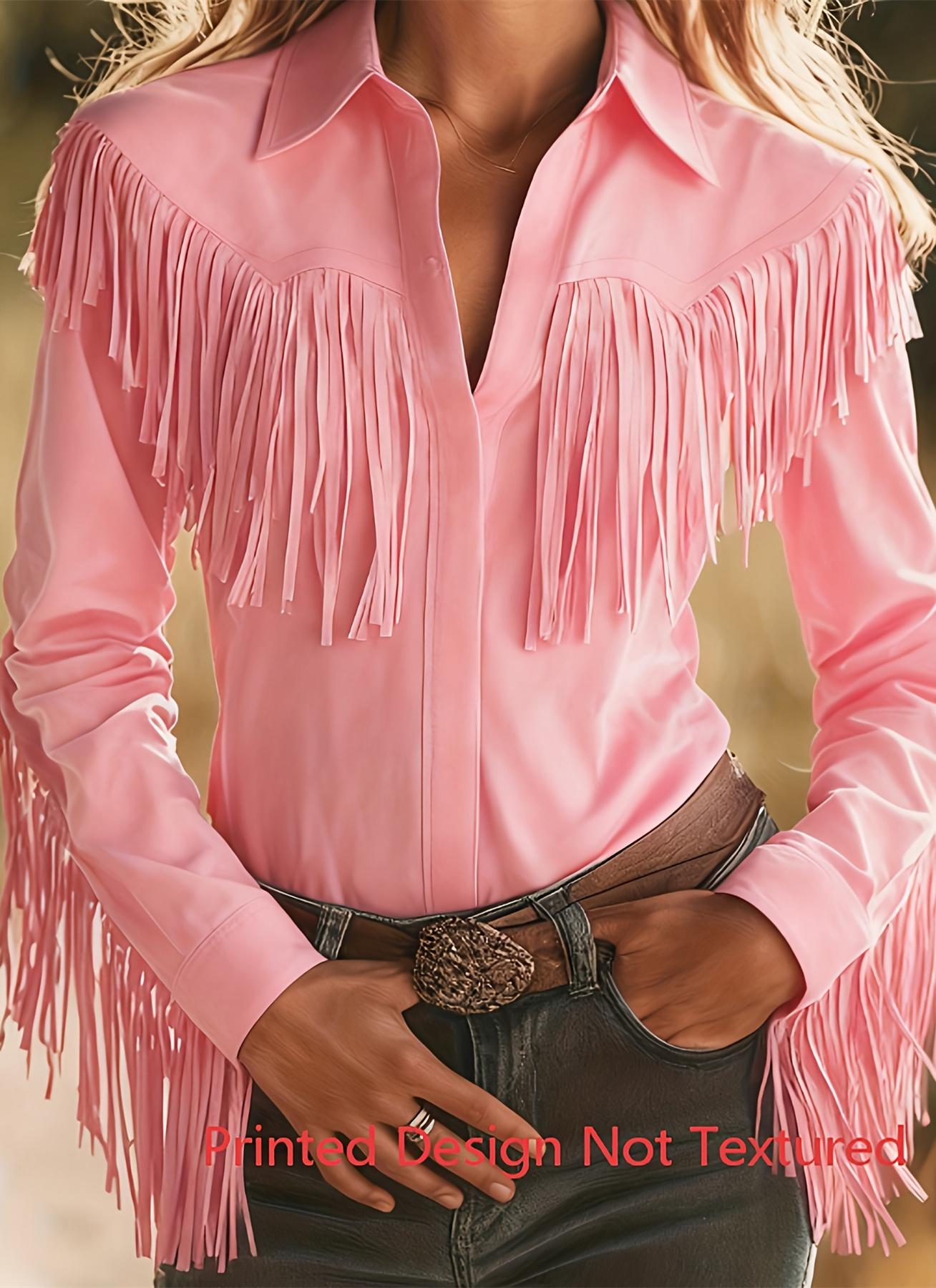 Tassel Decorative Casual Jacket Lapel Cardigan
