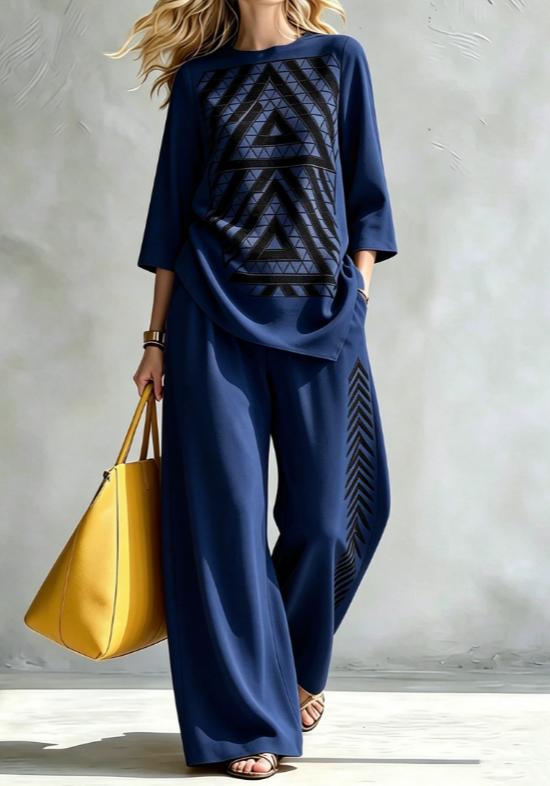Summer Women's Blouse Set