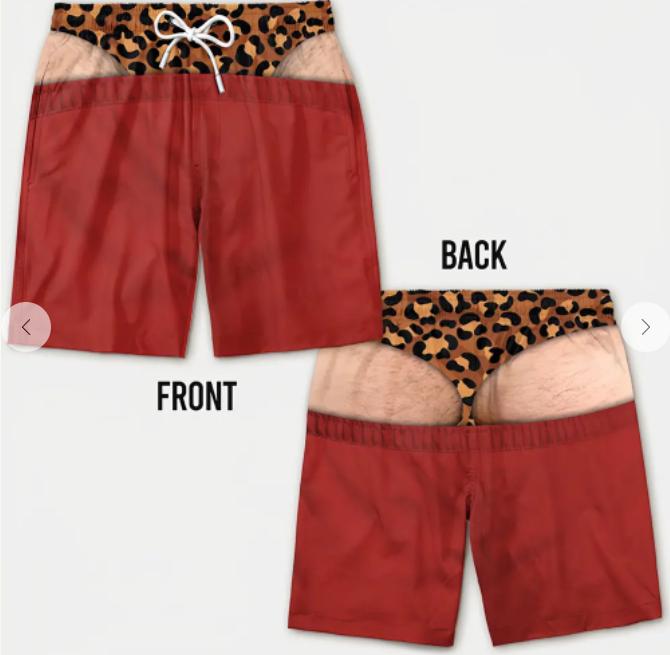 Personalization Of Men's Swimming Trunks