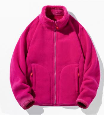 Double-sided Coral Fleece And Double-sided Polar Fleece Jacket