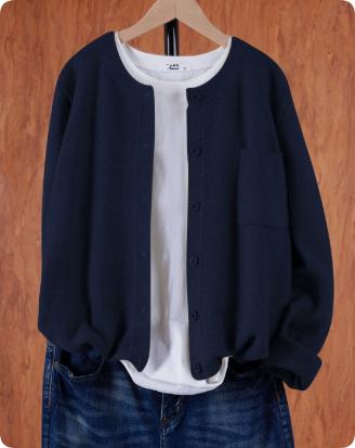 Pure Color Warm Keeping Knitted Cardigan For Women