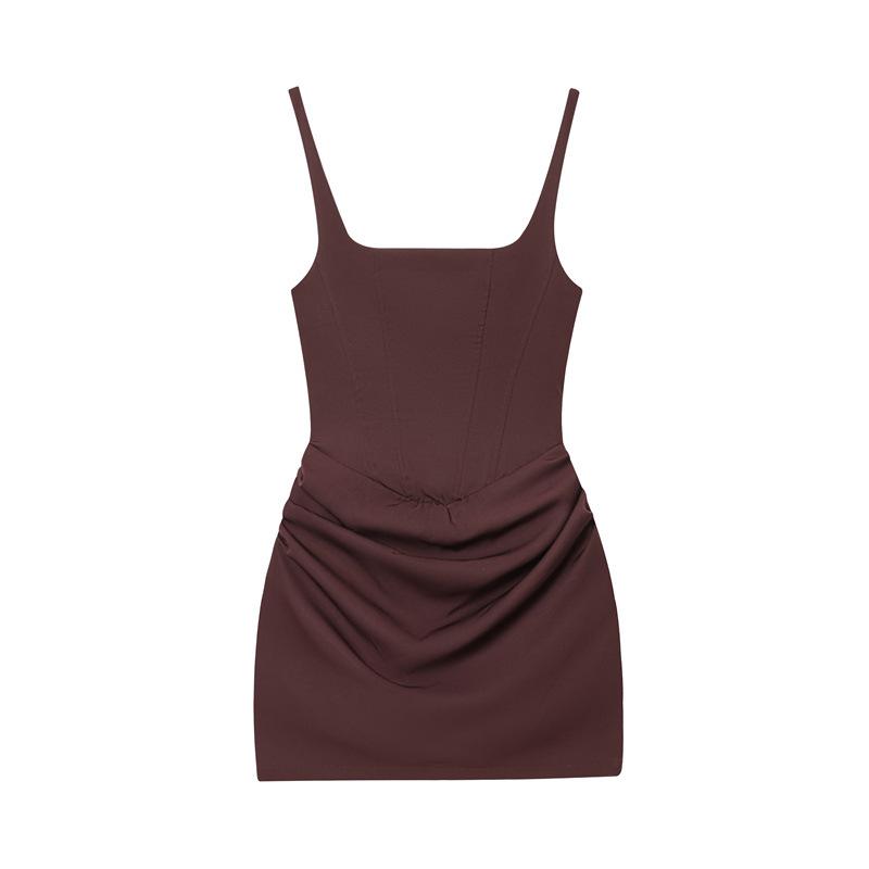 Women's Sexy Sleeveless Sheath Tied Dress