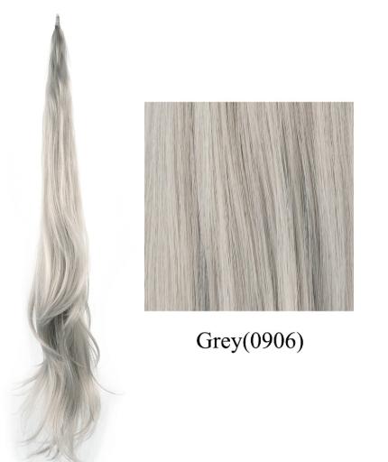Flexible Synthetic Long Ponytail Wrapped Around Polish Curly Ponytail For Women